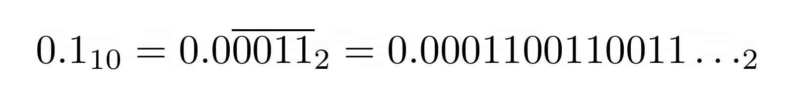 The Binary Expansion of One Tenth